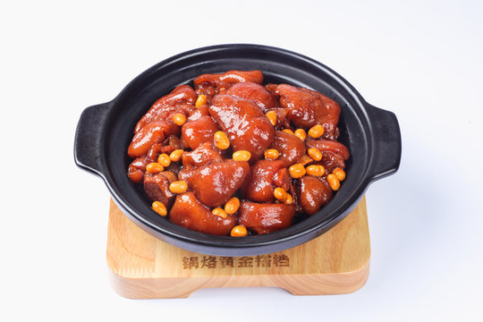 黃豆煨豬手