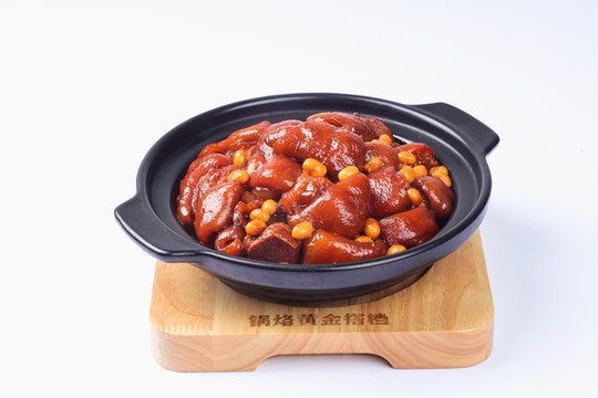 黃豆煨豬手