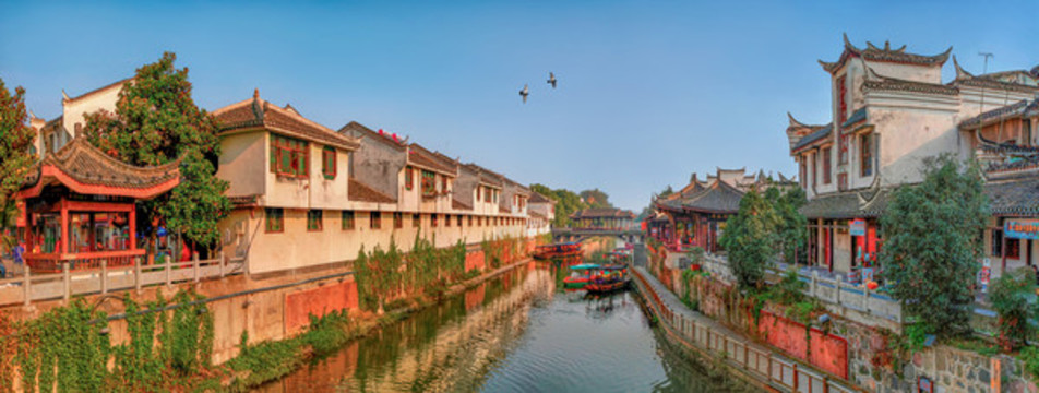 合肥三河鎮(zhèn)全景圖