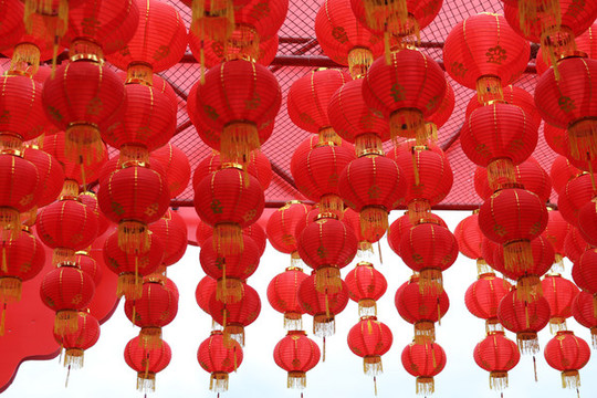 過年時的中國紅