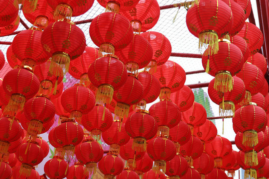 過年時的中國紅