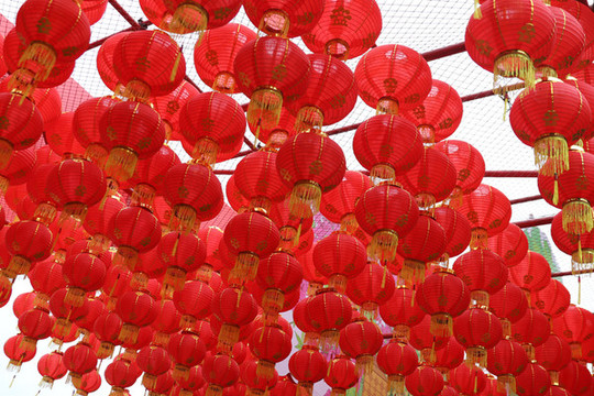 過年時的中國紅