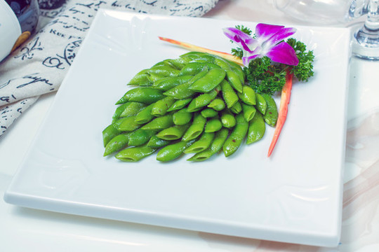 蒜香毛豆