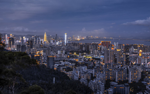 深圳灣夜景