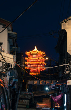 黃鶴樓夜景