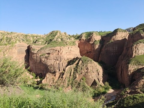 陜北土山風(fēng)景