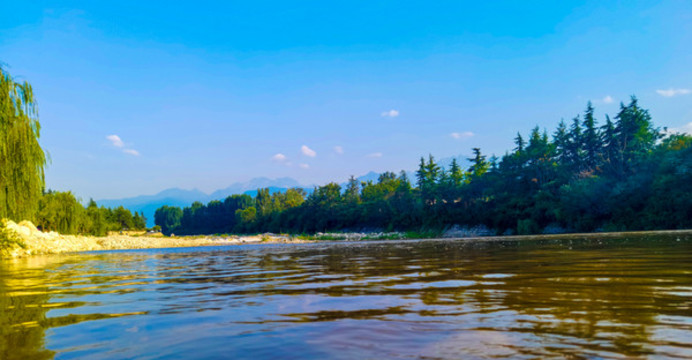 秦嶺北麓石砭峪河古河道
