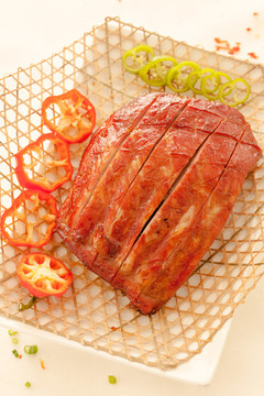中國(guó)美食蜜汁豬肋排
