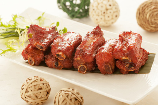 中國美食蜜汁排骨