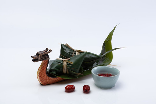 龍舟上的粽子