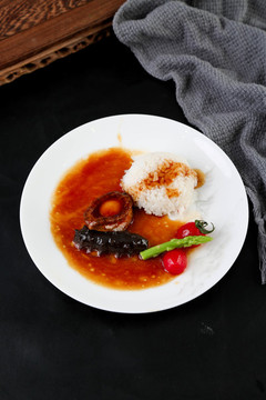 遼參鮑魚撈飯