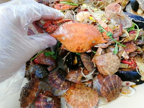 手抓海鮮