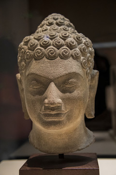 柬埔寨國家博物館佛頭像