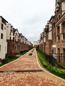 聯(lián)排別墅風景