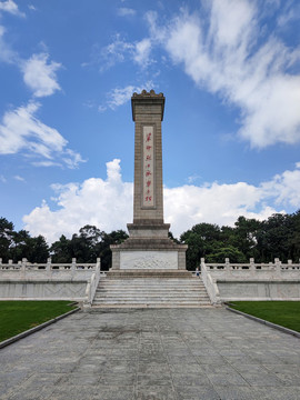 南寧人民公園烈士紀(jì)念碑晴天