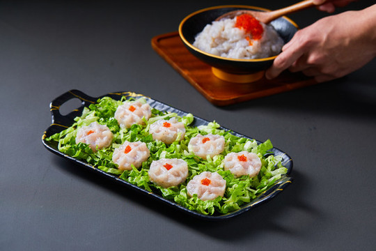 魚籽鮮蝦餅