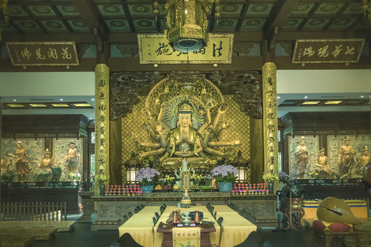 杭州永福禪寺觀音殿觀世音菩薩