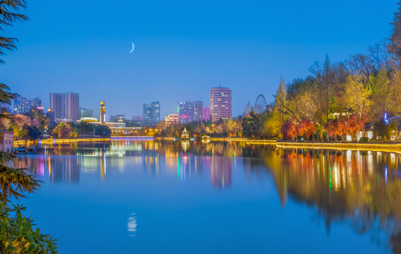 合肥黑池壩公園全景圖