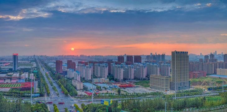 合肥市濱湖新區(qū)全景圖
