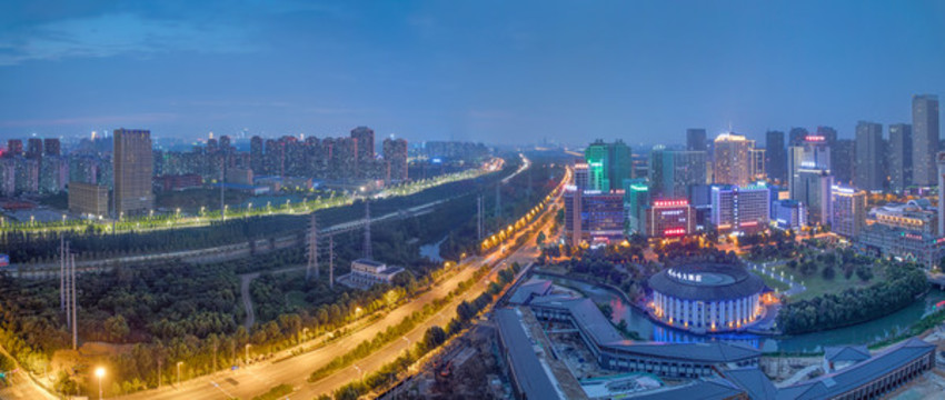 合肥濱湖新區(qū)全景圖