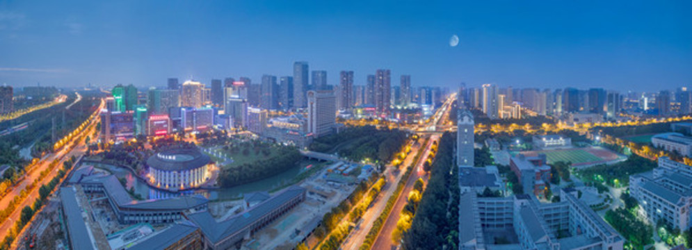 合肥濱湖新區(qū)全景圖