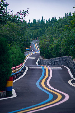 山間路
