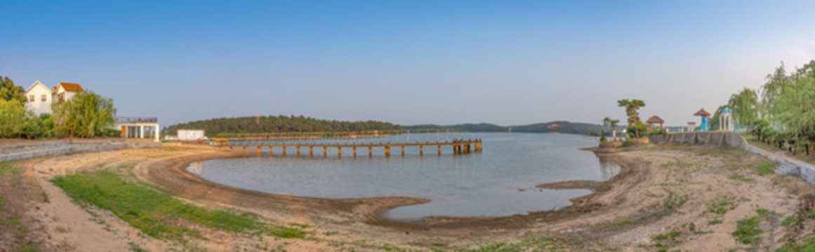 肥東岱山湖全景圖