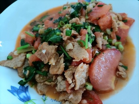 肉炒番茄菜
