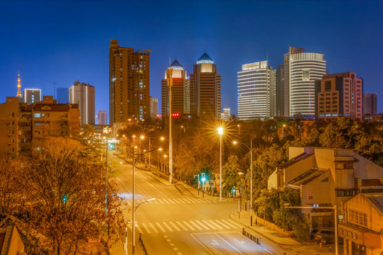 合肥安慶西路夜色