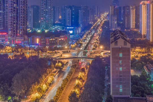 合肥濱湖新區(qū)夜色