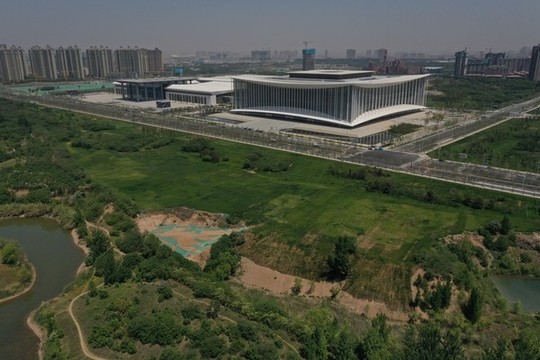 航拍浐灞會(huì)議中心
