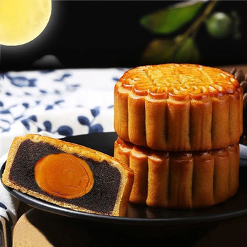 豆沙蛋黃月餅