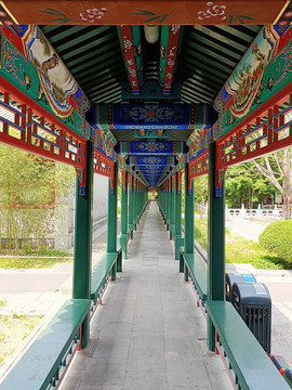 紫竹院行宮長(zhǎng)廊