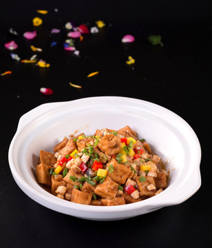 咸魚(yú)雞粒豆腐