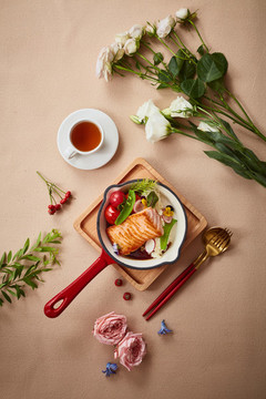 西餐魚排飯