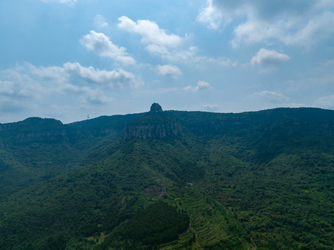 航拍濟(jì)南南部山區(qū)