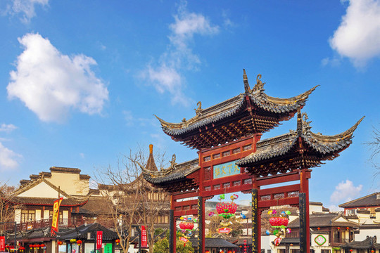 南京夫子廟天下文樞牌樓
