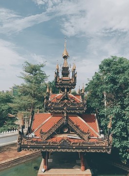 西雙版納傣族風情建筑