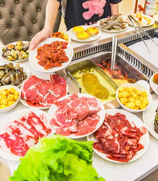 海鮮烤肉菜品