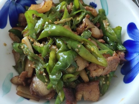 青椒炒肉
