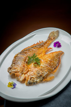 香煎黃花魚