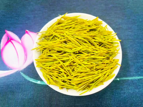 黃金芽茶葉特寫