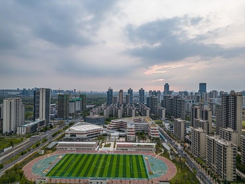 合肥城市風光全景航拍