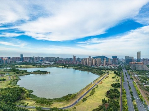 合肥城市風光全景航拍