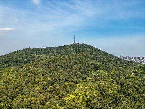 合肥城市風(fēng)光全景航拍