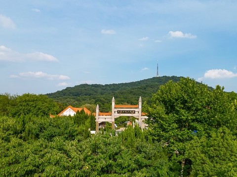 合肥城市風(fēng)光全景航拍