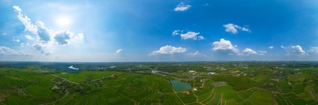 合肥城市風光全景航拍