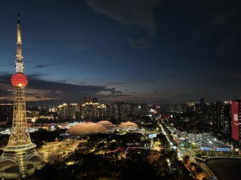 佛山中心城區(qū)夜景