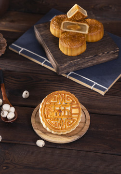 中國(guó)傳統(tǒng)節(jié)日中秋節(jié)美食月餅