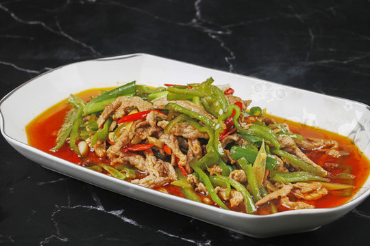 尖椒肉絲
